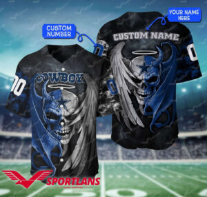 Custom Dallas Cowboys Baseball Jersey – Personalized Fan Gear