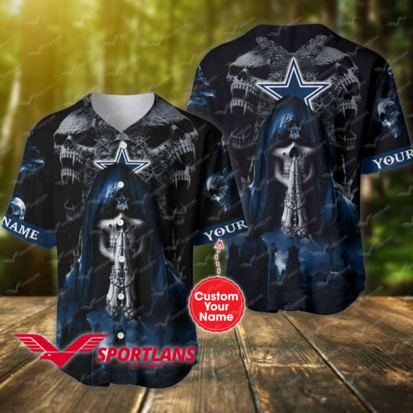 Custom Dallas Cowboys Baseball Jersey – Personalized Fan Gear