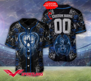 Dallas Cowboys Personalized Baseball Jersey Customizable Team Gear