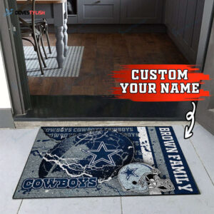 Dallas Cowboys Personalized Doormat Home Decor 2024 2025 26