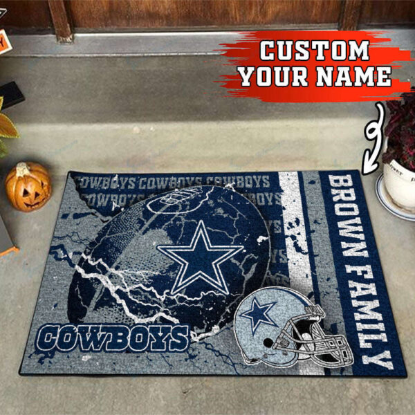 Dallas Cowboys Personalized Doormat Home Decor 2024 2025 26