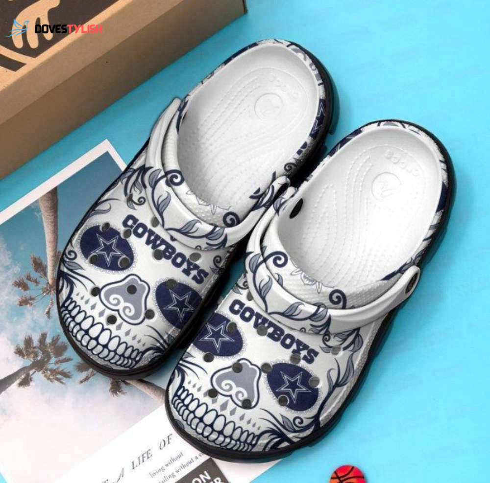 Dallas Cowboys Skull Rubber Clogs Shoes Clogs Unisex Footwear Dallas Cowboys Skull Rubber Clogs Shoes Clogs Unisex Footwear