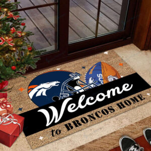 Denver Broncos Doormat Home Decor 2024 2025 26