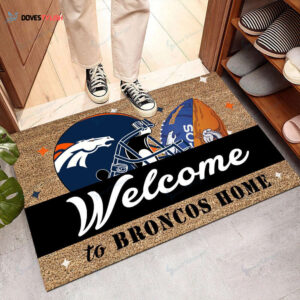 Denver Broncos Doormat Home Decor 2024 2025 26