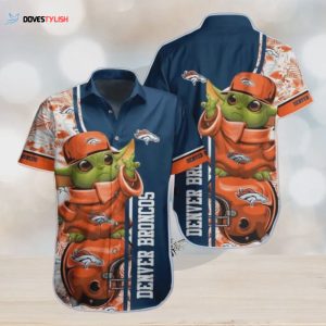 Denver Broncos NFL Baby Yoda Hawaiian Shirt