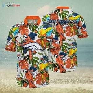 Denver Broncos NFL Flower Summer Hawaiian Shirt