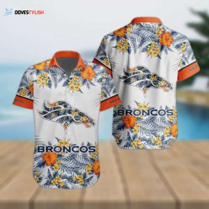 Denver Broncos NFL Special Floral Tropical Team Hawaiian Shirt