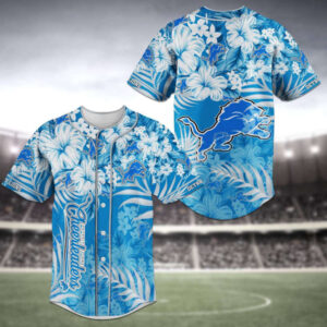 Custom Detroit Lions Baseball Jersey Perfect Fan Gift