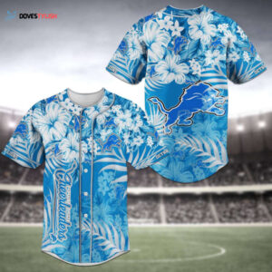 Custom Detroit Lions Baseball Jersey Perfect Fan Gift