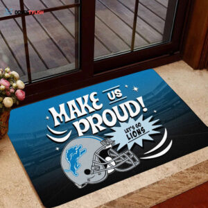 Detroit Lions Doormat Home Decor 2025