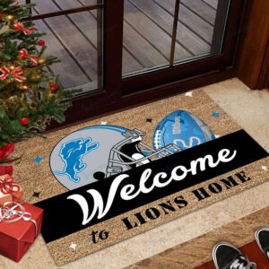 Detroit Lions Doormat Home Decor 2024 2025 26
