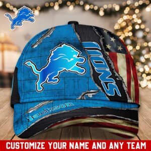 Detroit Lions NFL Classic CAP Hats For Fans Custom