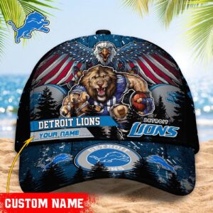 Detroit Lions NFL Classic CAP Hats For Fans Custom