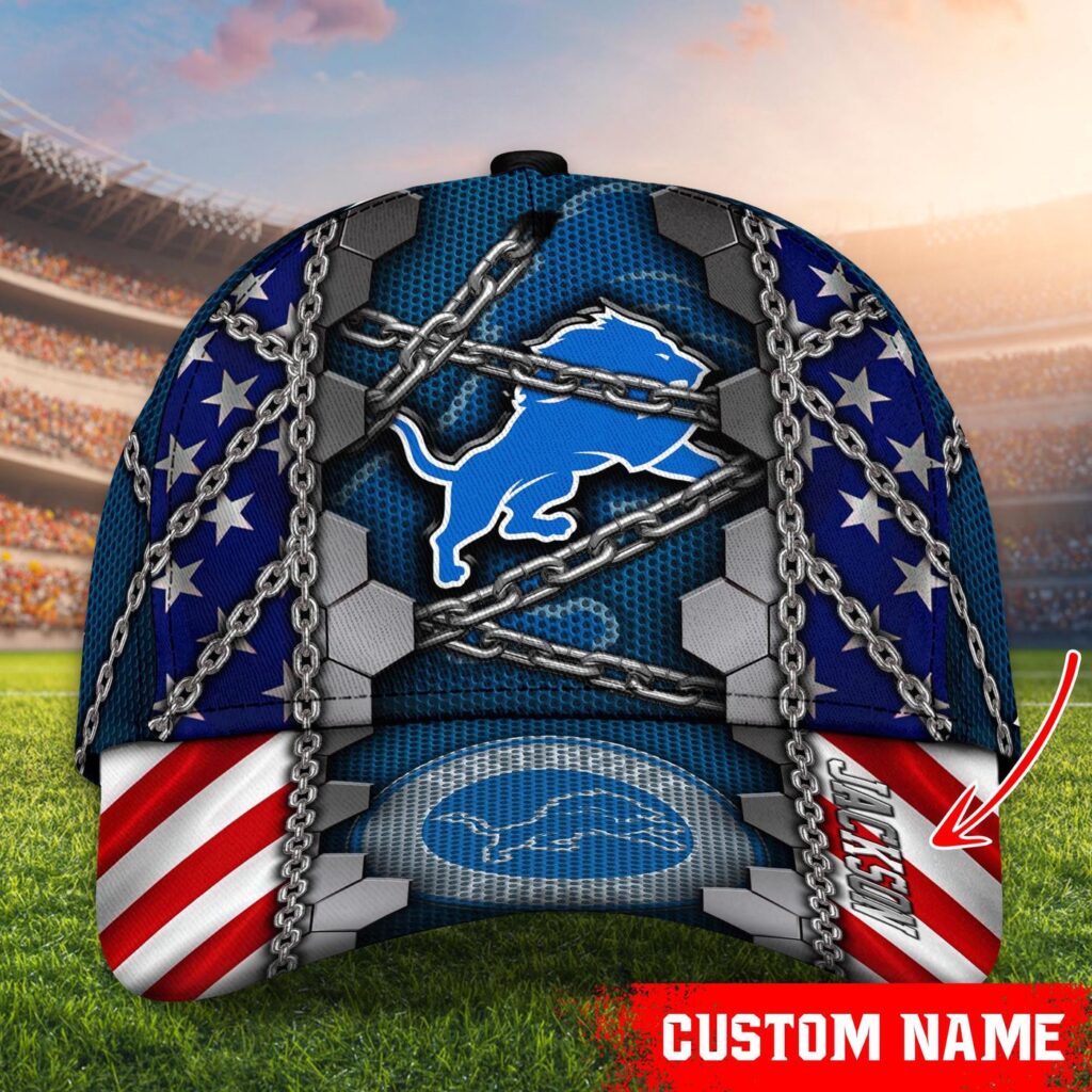 Detroit Lions NFL Classic CAP Hats For Fans Custom