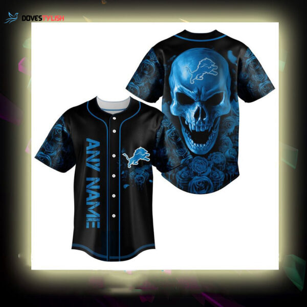Custom Detroit Lions Baseball Jersey Personalized and Stylish Gear