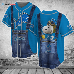 Custom Detroit Lions Baseball Jersey Personalize Your Game Day Style