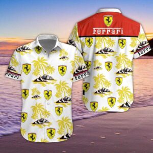 Ferrari Personalized Fashion Hawaiian Shirt and Men Hawaiian Shorts Pant