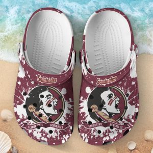 Florida State Seminoles Clog Shoes, Water Shoes – Gift for Men Women Fans – Gift for Men Women Fans