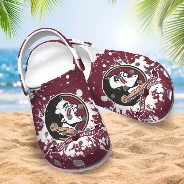 Florida State Seminoles Clog Shoes, Water Shoes – Gift for Men Women Fans – Gift for Men Women Fans