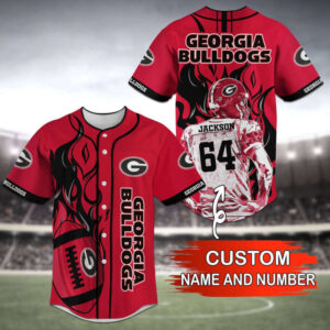 Customizable Georgia Bulldogs Baseball Jersey 2025 – Personalize Your Team Spirit