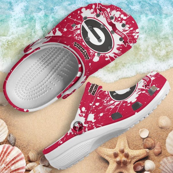 Georgia Bulldogs Clog Shoes, Water Shoes – Gift for Men Women Fans – Gift for Men Women Fans