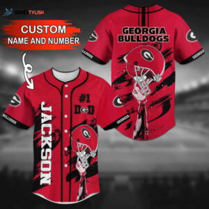 Custom Georgia Bulldogs Baseball Jersey – Personalized Team Gear