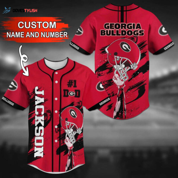 Custom Georgia Bulldogs Baseball Jersey – Personalized Team Gear