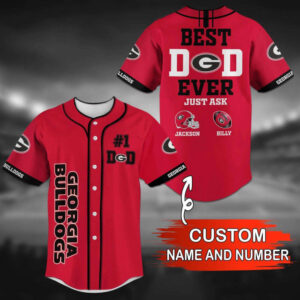 Custom Georgia Bulldogs Baseball Jersey – Personalized Team Gear