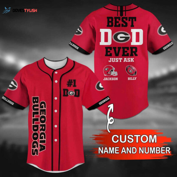 Custom Georgia Bulldogs Baseball Jersey – Personalized Team Gear