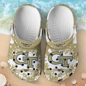 Georgia Tech Yellow Jackets Clog Shoes, Water Shoes - Gift for Men Women Fans - Gift for Men Women Fans 3