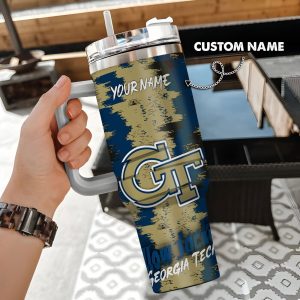 Georgia Tech Yellow Jackets Stanley Tumbler – Gift for Fan Men Women