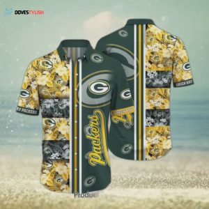Green Bay Packers NFL Graphic Tropical Hawaiian Shirt