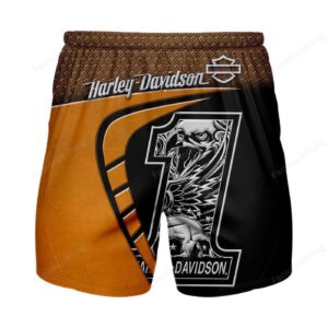 Harley Davidson Personalized Fashion Men Hawaiian Shorts Pant