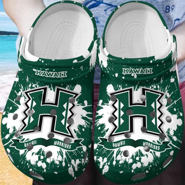 Hawaii Rainbow Warriors Clog Shoes, Water Shoes – Gift for Men Women Fans – Gift for Men Women Fans
