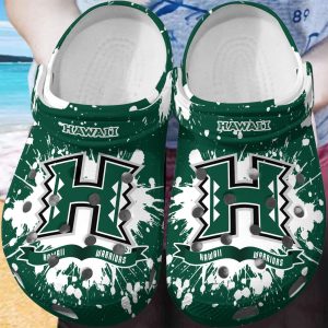 Hawaii Rainbow Warriors Clog Shoes, Water Shoes - Gift for Men Women Fans - Gift for Men Women Fans