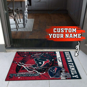 Houston Texans Personalized Doormat Home Decor 2025