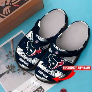 Houston Texans Personalized Nfl Rubber Clogs Shoes Clogs Unisex Footwear