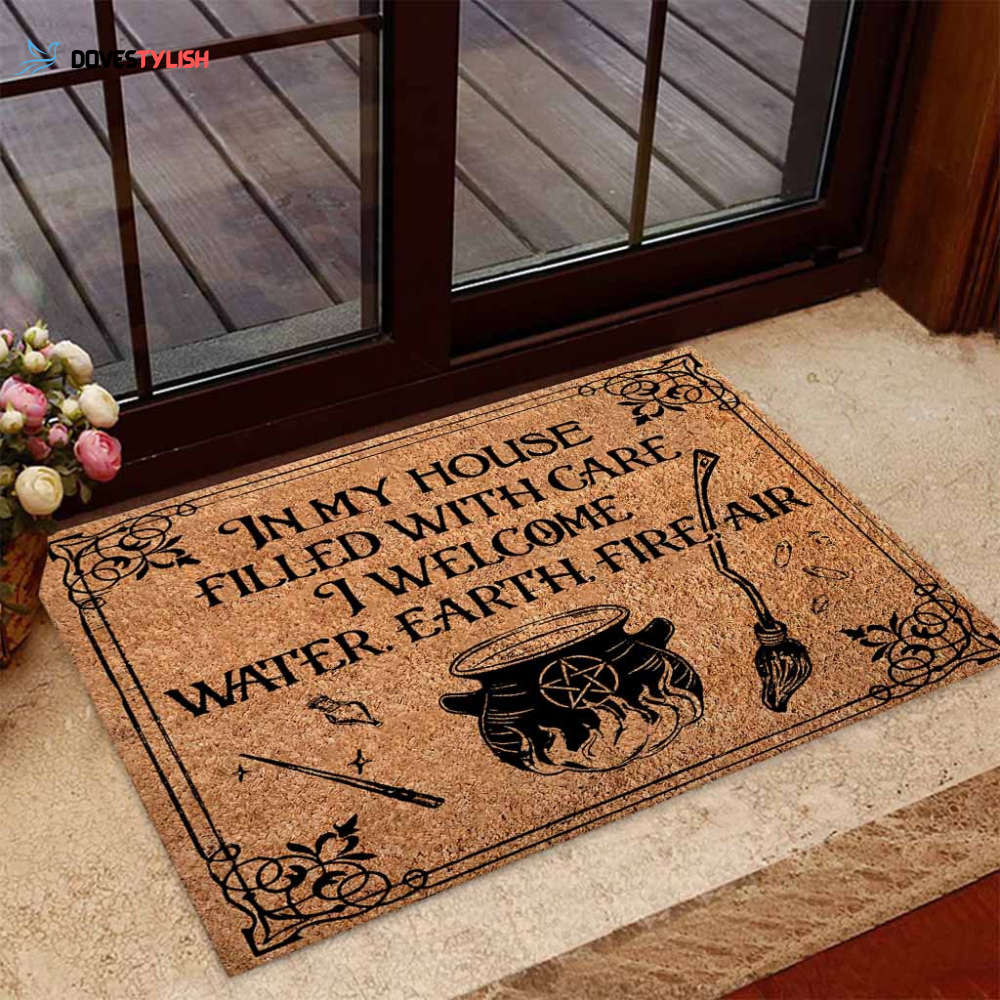In My House Witch Coir Easy Clean Welcome DoorMat In My House Witch Coir Easy Clean Welcome DoorMat