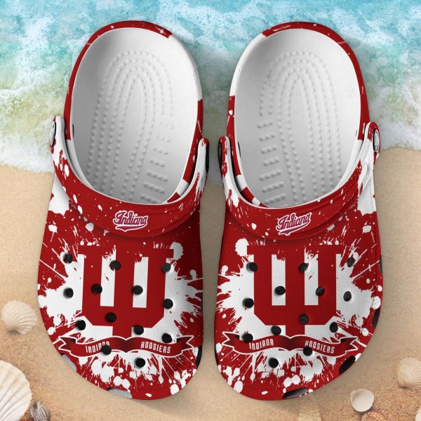 Indiana Hoosiers Clog Shoes, Water Shoes – Gift for Men Women Fans – Gift for Men Women Fans