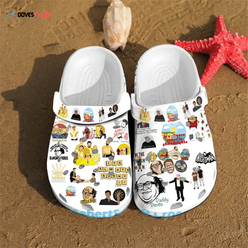 Its Always Sunny In Philadelphia Printed Rubber Clogs Clogband Clogs Comfy Footwear T Its Always Sunny In Philadelphia Printed Rubber Clogs Clogband Clogs Comfy Footwear T