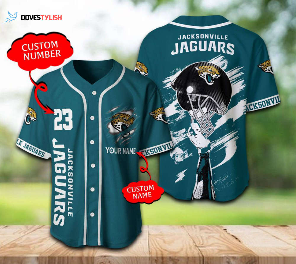 Jacksonville Jaguars Baseball Jersey Personalized Jacksonville Jaguars Baseball Jersey Personalized