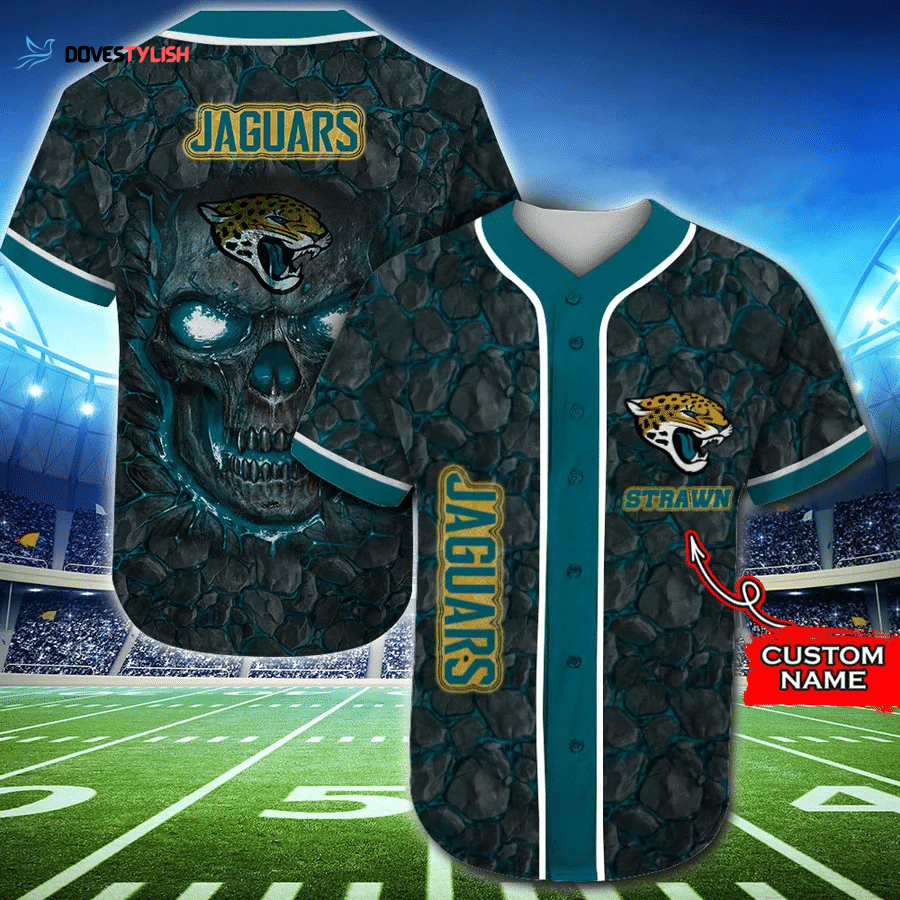 Jacksonville Jaguars Personalized Baseball Jersey Jacksonville Jaguars Personalized Baseball Jersey