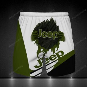 Jeep Personalized Fashion Men Hawaiian Shorts Pant