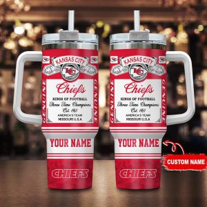 Kansas Ci Gift for Fans Chiefs NFL Kings of Foo Gift for Fans Personalized S Gift for Fans  Gift for Fans 40Oz  Gift for Fans