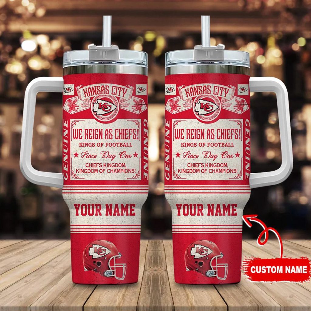 Kansas Ci Gift for Fans Chiefs NFL Vin Gift for Fans King Of Foo Gift for Fans Cus Gift for Fans Name 40oz S Gift for Fans  Gift for Fans  Gift for Fans
