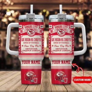 Kansas Ci Gift for Fans Chiefs NFL Vin Gift for Fans King Of Foo Gift for Fans Cus Gift for Fans Name 40oz S Gift for Fans  Gift for Fans  Gift for Fans