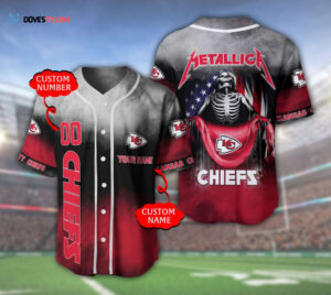 Kansas City Chiefs Personalized Baseball Jersey