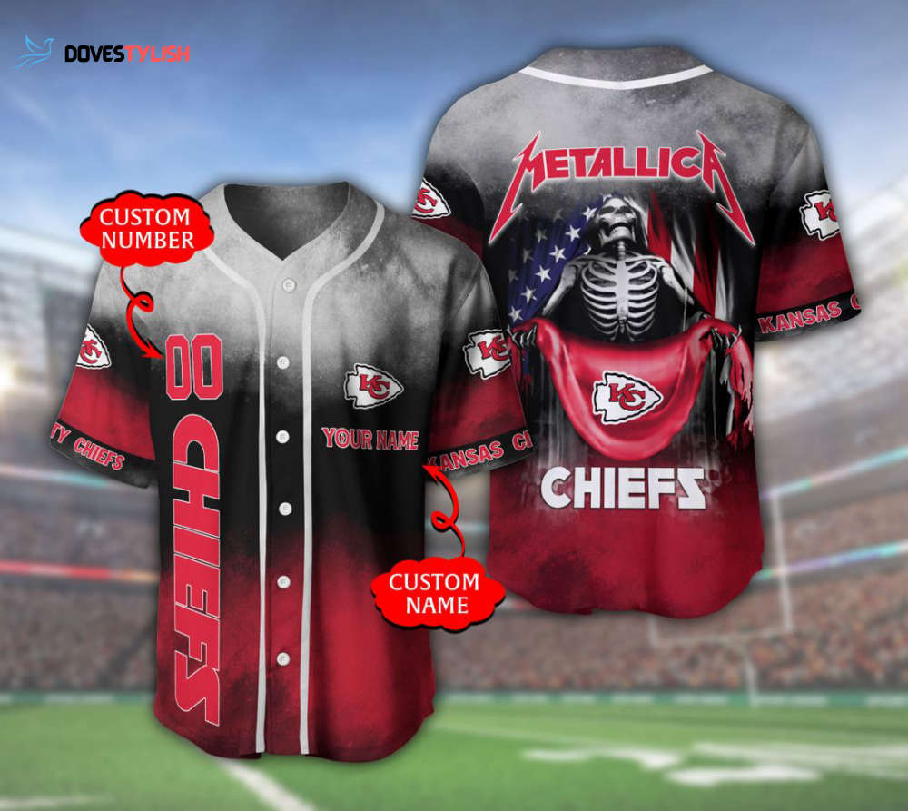 Kansas City Chiefs Personalized Baseball Jersey Kansas City Chiefs Personalized Baseball Jersey