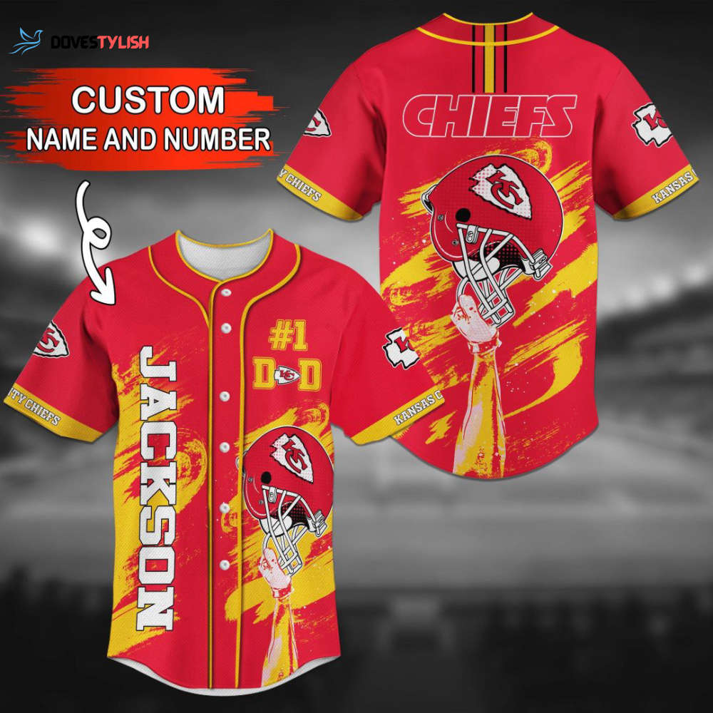 Kansas City Chiefs Personalized Baseball Jersey Kansas City Chiefs Personalized Baseball Jersey