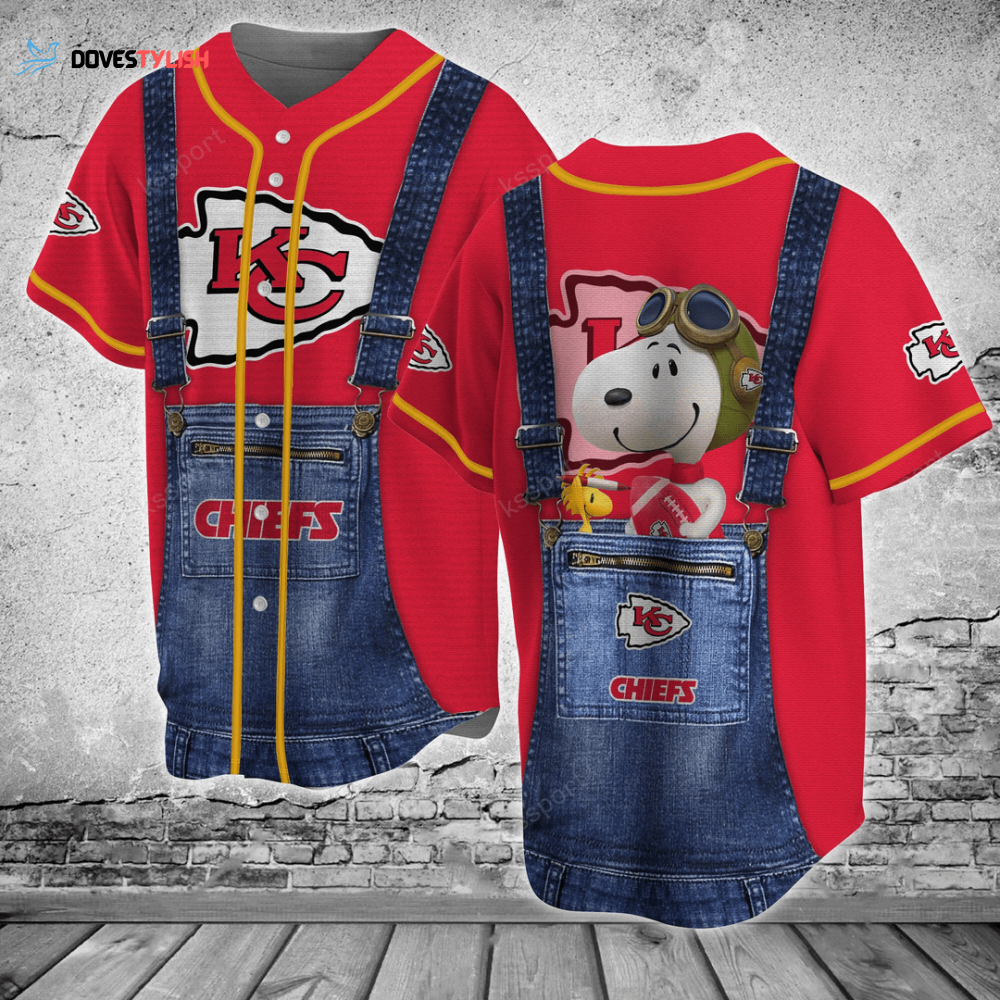 Kansas City Chiefs Personalized Baseball Jersey Kansas City Chiefs Personalized Baseball Jersey